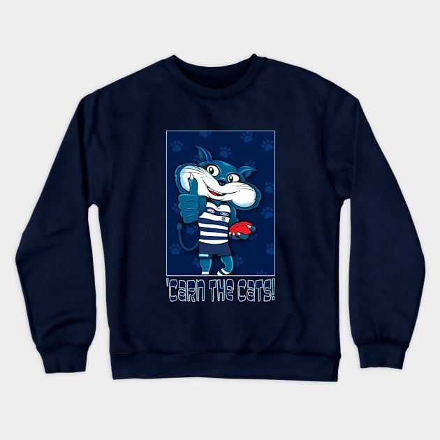 Geelong - 'CARN THE CATS! Crewneck Sweatshirt by OG Ballers